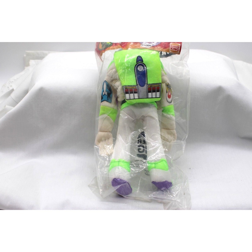 1995 BUZZ LIGHTYEAR Toy Story Pals BURGER KING Promo 9" Plush Figure SEALED - Picture 4 of 5